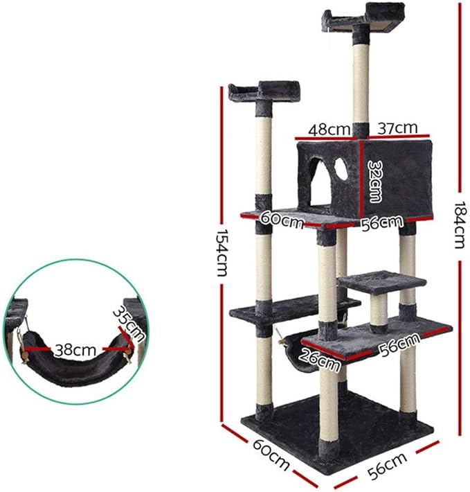 Smokey 184cm Cat Tree